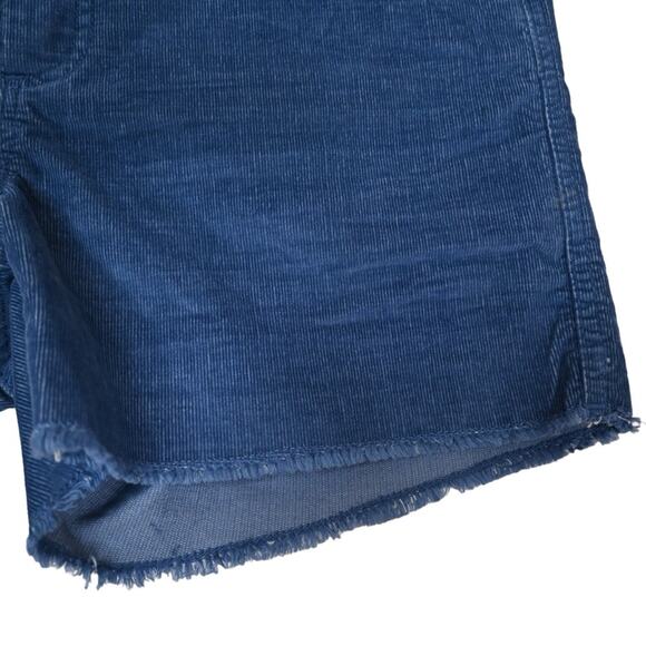 GAP Womens 4 Frayed Hem Corduroy Short in Ocean Blue NEW - Picture 5 of 11